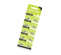 VOQGHTU Lot de 10 piles bouton LR621 SR621SW 1,55 V AG1 LR621 LR60 SR60 SR60L SR60 L621 TR621 SR621 SR621 pour montres et appareils électroniques