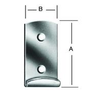 Vormann VORMANN Crochet de fermeture pour fermeture à levier droit, L44mm acier zingué Quantité:1