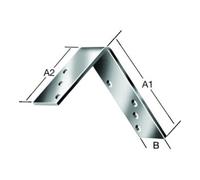 Vormann VORMANN Équerre de poutre 240x160x50x5mm Acier, galvanisé Quantité:1