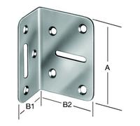 Vormann VORMANN Équerre réglable 70x50x35x2mm Acier, galvanisé Quantité:1