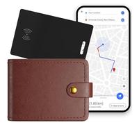 VornixorSarlshop-Tracker Android Carte, Rechargeable sans Fil Traceur Android et Apple, Tracker Carte Portefeuille Android, Compatible avec Google Mon Appareil, Smart Finder Card pour Valises, Sacs