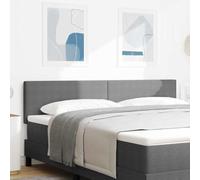 Vorpalize Tête de lit gris clair 180 cm en velours côtelé réglable en bois et pin pour lit de 180 cm avec housse, coussin mural, moderne, design élégant, facile d'entretien, confortable, durable