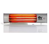 Vortice 70015 Chauffage mural avec cordon infrarouge 600/1200/1800 W Thermologika Design gris clair 0