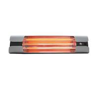 Vortice de chauffage mural avec cordon, infrarouge, 600/1200/1800 W, thermologika Design, gris, 70004 1800W