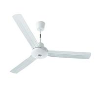 Vortice Nordik International Plus I 120 Plus Ventilateur de plafond avec interrupteur été et hiver, puissant et silencieux, Ø 122 cm, laqué gris clair