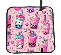Vortithora Milk-Tea Coussin de siège de stade pliable imperméable et portable Petit tapis de camping pour camping, voyage, sports de plein air événements