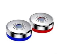 Vortiva Couvercle de valve d'arrêt d'angle magnétique ABS étanche | ABS Bouchon magnétique pour trous muraux, identification chaud/froid, anti-fuite pour douches ou robinets