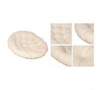 Vortiva Galette de chaise suspendue ronde 60 x 60 cm, coussin ergonomique | Remplissage en polyester doux, soulagement de la pression, taille 60 x 60 cm, convient aux chaises à bascule