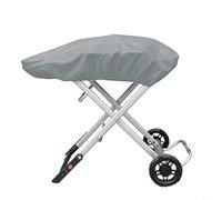 Vortiva Housse de barbecue 420D pour barbecue à gaz Weber 9010001 Traveler | Tissu 420D/600D, coutures renforcées, sangles réglables, cordon de serrage coupe-vent, sac de rangement inclus