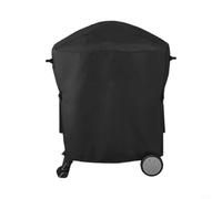 Vortiva Housse de protection imperméable Oxford 210D pour Weber Q1000 Q2000 | Housse de protection robuste Oxford 210D pour Weber Q1000 Q2000 Series avec sac de rangement, noir, 54 x 76 x 69 cm