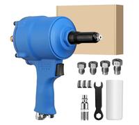 VORXEON Pistolet à Riveter Pneumatique Auto-aspiration Riveteuse Pneumatique Hydraulique 2205Lbf 1000 Kgf pour Rivets 2.4-4.8mm Riveteuse à air comprimé NPT1/4 Griffes remplaçables