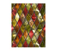 VOSAREA 1 Pc Cellophane Fenêtre Saccrocher Salle De Bains Décoration De Fenêtre De Maison Film De Vitrail De Bande De Confidentialité De Non- Film De Anti UV PVC 3D