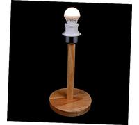VOSAREA 1 Pc Support De Lampe En Bois Culot D'ampoule E27 Base De Lampe De Table Domestique Socle Lumineux Décoratif Pied De Lampe De Table Base Lumineuse Décorative En Bois