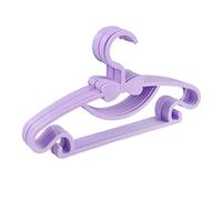 VOSAREA 10 Pièces Enfants Cintres Enfant Cintres Bébé Maison Vêtements Suspendus Supports Anti-Dérapant Garde-Robe Violet
