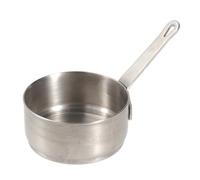 VOSAREA 1pièce Mini Casserole Inox Grande avec Poignée Poêle à Lait et Sauce Antiadhésive pour Cuisson Facile Compatible Tous Feux Rangement Suspendu Possible