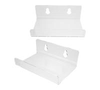 VOSAREA 2 Pièces Étagère Flottante Acrylique pour Plantes Intérieur avec Ventouses Support Transparent pour Succulentes et Herbes Adaptée aux Fenêtres Lot