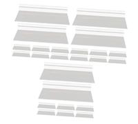 VOSAREA 24pièces Étagères à Chaussures Transparentes Lot De Présentoirs Muraux Pour Rangements De Chaussures Accessoires De Décoration Pour Maison Et Magasin