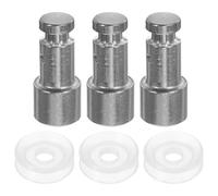 VOSAREA 3 Pièces Valve à Flotteur Remplaçable en Acier Inoxydable pour Autocuiseur 4l/5l/6l Joint en Caoutchouc Résistant pour Accessoires Cuisine