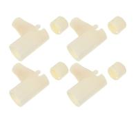 VOSAREA 4 Ensembles Connecteur de Roue Pivotante Remplacement Facile pour Berceau Bébé en Plastique Beige Positionnement Simple et Sécurisé pour Balancelle Bébé