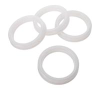 VOSAREA 4 Pièces Silicone Anneau Blanc Diffuseur 56mm Ampoule Parfumé | Méthode par Chaleur, Permet le Passage la Lumière, Usage Maison Chambre, pour Ampoule à Incandescence