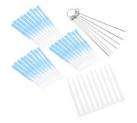 VOSAREA 60 Pièces Brosse de Nettoyage Nettoyage sans Rayures pour Pommeau Buse en Plastique et Acier Inoxydable pour Salle de Bain et Usage Domestique