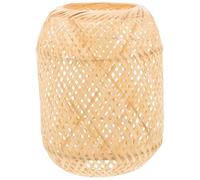 VOSAREA Abat Jour pour Lampadaire en Bambou Léger et Rustique, Abat-jour de Rechange pour Lampe de Chevet, pour Hôtel ou Restaurant, Adoucit la Lumière Style Délicat