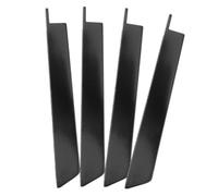 VOSAREA Accessoires Piano Noir 4pcs en Plastique Résistants à l'usure pour Réparation Facile des Touches Noires de Piano Usage Personnel et Professionnel