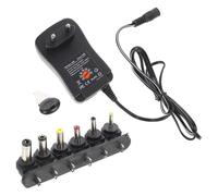 VOSAREA Adaptateur Secteur 3-12v Réglable USB 2,1a 30w pour Appareils Domestiques et Équipement Vidéo sans Fil Haute Résistance Électrique en PC Noir