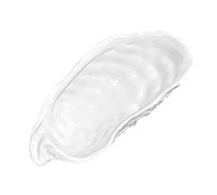 VOSAREA Assiette de Service Créative en Porcelaine Blanche, Forme Huître | Surface Lisse, Design Moderne et Élégant, pour Huîtres et Noix, Lavage au Lave-vaisselle, Usage Maison