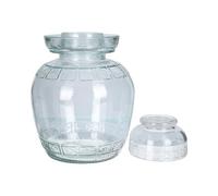 VOSAREA Bocal en Verre Transparent de Conservation des Aliments, 2500 Ml