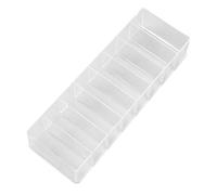 VOSAREA Boîte Rangement Compartimentée Cases Transparente Organisateur Câbles et Objets Ménagers Multi-usages
