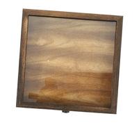 VOSAREA Boîte Vitrine Rétro en Bois avec Couvercle Transparent et Coussin Eva, Étui D'échantillon pour Spécimens D'insectes et Fleurs Séchées, Rangement Pratique et Style