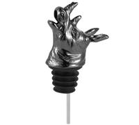 VOSAREA Bouchon Verseur à Vin en Alliage de Zinc Léger Design Créatif et Amusant Tête de Rhinocéros Accessoire Pratique pour Bar et Restaurant pour Bouteille de Vin