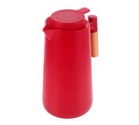 VOSAREA Carafe à Café Isotherme en Verre 1l Design Ergonomique et Grosse Capacité, Pichet D'eau Chaude Style Nordique pour Activités en Plein Air et Fêtes