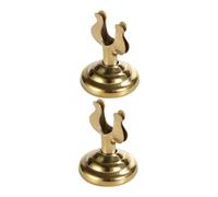 VOSAREA Clip Numéro de Table Doré en Métal, Support U Élégant et Pratique pour Mariage ou Maison, Installation Sécurisée, Lot de 2 Pièces