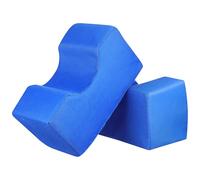 VOSAREA Coussin et Élévateur pour Jambes 2pcs Polyester Bleu en Soulage la Mousse, Protège-main et Pied Réduit Pression, pour Usage Domicile
