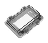 VOSAREA Couvercle Transparent en ABS pour Boîtier Électrique Étanche 6 Voies avec Protection Contre la Poussière Adapté aux Panneaux Électriques Extérieurs