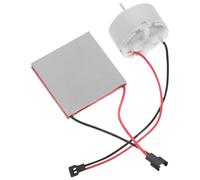 VOSAREA Ensemble Moteur de Remplacement pour Ventilateur de Cheminée en Fer Argenté, Accessoires Essentiels pour Réparation Moteur Électrique Performant, pour Fête Estivale