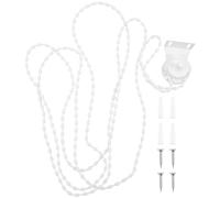 VOSAREA Kit Complet D'accessoires pour Stores Enrouleurs Commande Pratique et Chaîne de Remplacement en Plastique et Acier Inoxydable pour Rideaux et Volets Roulants Volets Roulants