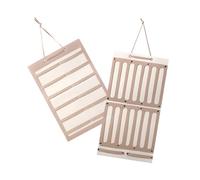 VOSAREA Lot De 2 Organiseurs Muraux Pour Bijoux Pour Nœuds De Cheveux Compartiments Pour Nœuds Élégant Présentoir Pour Accessoires De Cheveux