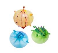 VOSAREA Lot de 3 Ballons Jouets en TPR Dinosaure Gonflable pour Garçon et Filles et Adultes, Jouets Créatifs à Vent pour Fête et Décoration, Favorisant Couleur Aléatoire Plusieurs Styles