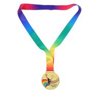 VOSAREA Médailles et Effet Décoratif pour Garçon et Filles Design Créatif Or Ruban en Alliage de Zinc 2pcs de Compétition pour Jeux Scolaires et Événements Sportifs
