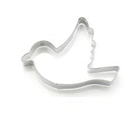VOSAREA Moule à Pâtisserie 4 Pcs en Acier Inoxydable Forme Pigeon Antiadhésif et Facile à Démouler, pour Mousse et Fondant en Pâtisserie Professionnelle