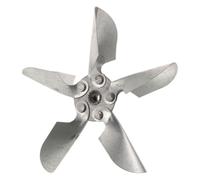 VOSAREA Pale de Ventilateur de Soufflage pour Fournaise, Alésage 6mm, Fer | Roue Métallique Équilibrée, Résistance à Chaleur, Faible Bruit, pour Petit Ventilateur Centrifuge Cuisine