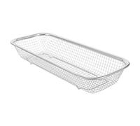 VOSAREA Panier d'Égouttage Inox 31 cm, Passoire Rectangulaire | Panier filtre en acier inoxydable à maille large pour fruits, légumes, vaisselle et petits ustensiles