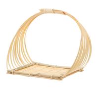 VOSAREA Panier Tressé Différentes Sortes de Fêtes Léger en Bambou et Décoratif Résistant Déformation pour Assiettes de Sushi et Sashimi