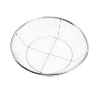 VOSAREA Pare-feu à Mailles Fines Rond 39,5cm Démontable pour Foyer | Installation Rapide, Format Argenté, Usage au Parc Jardin, Surface Lisse, Protège les Mains