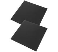 VOSAREA Patch Carré de Bâche pour Bassin 2 Pièces en Butyle Noir | Auto-adhésif, Étanchéité sous L'eau, pour Joints et Fuites en Bassin Extérieur, Doublure Compatible