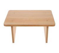 VOSAREA Petit Marche Pied en Bois Robuste et Antidérapant, Repose Pied Salon Minimaliste pour Bureau et Intérieur Confortable