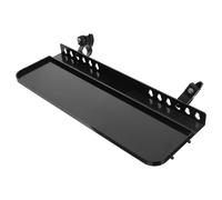 VOSAREA Plateau de Chevalet Portable Accessoire Peinture Robuste et Amovible en Plastique Noir pour Rangement Pratique sur Chevalet, pour Artistes